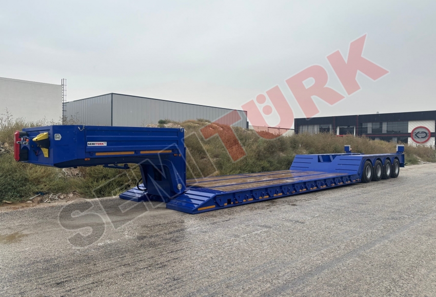 4 Axle Lowboy & Double Drop & Low Loader Semi-Trailer