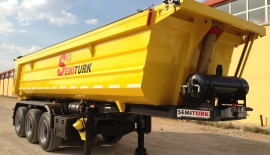 18 - 38 m Half-Pipe (Half-Round - U Shape) Tipper Semi-Trailer | Hardox / S700MC