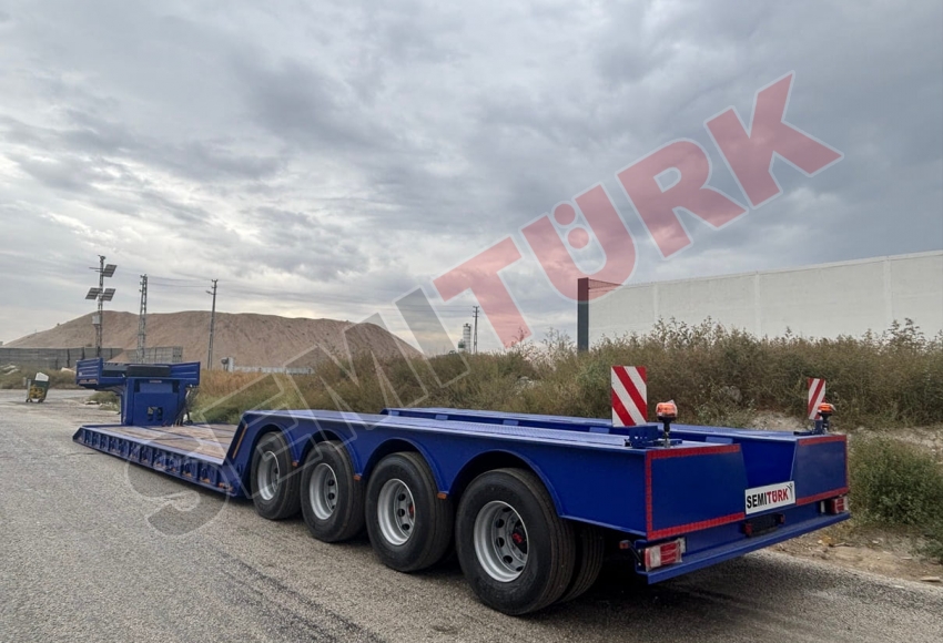 4 Axle Lowboy & Double Drop & Low Loader Semi-Trailer